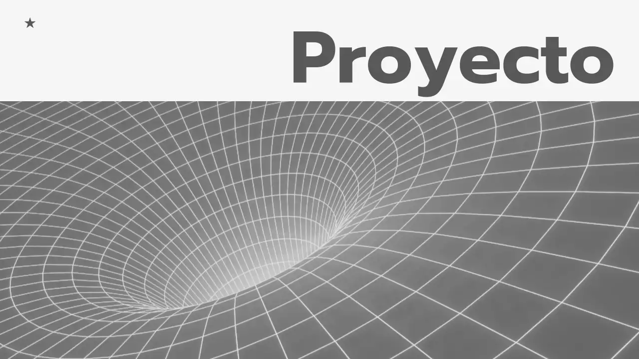 Una carpeta de planificación limpia con un estampado blanco y negro en blanco y gris