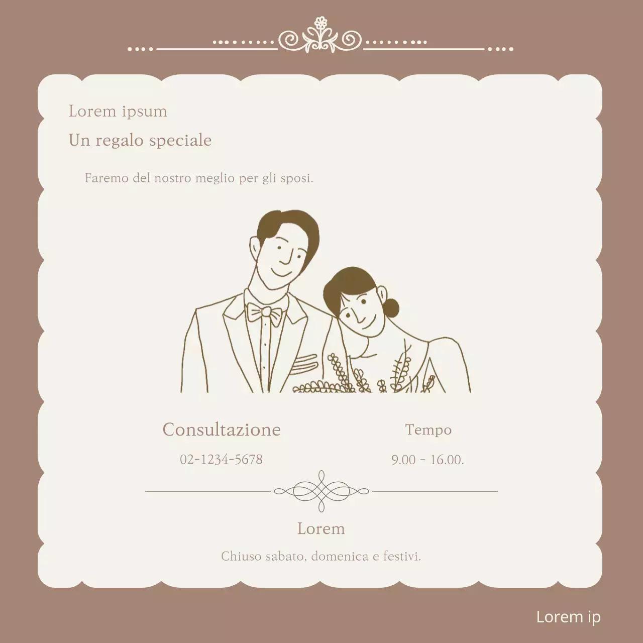 Bomboniere di lusso marroni e beige a tema promozionale