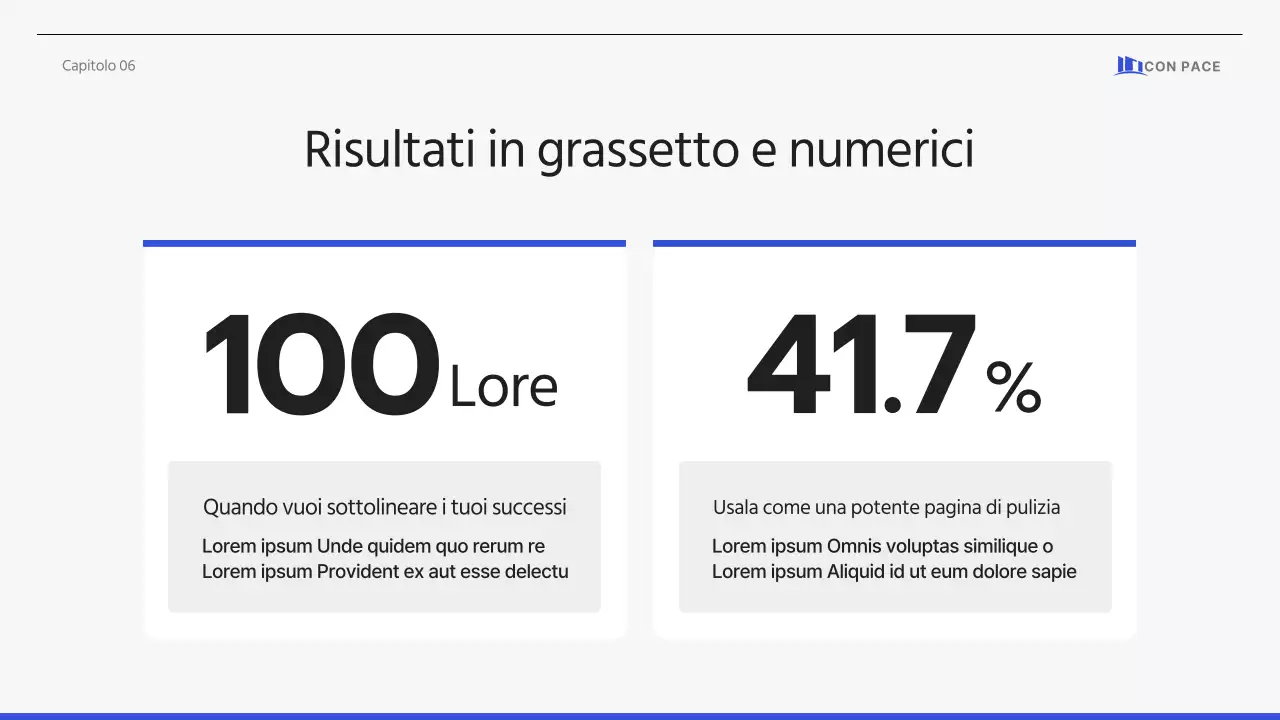 Proposta aziendale semplice e pulita in grigio-blu