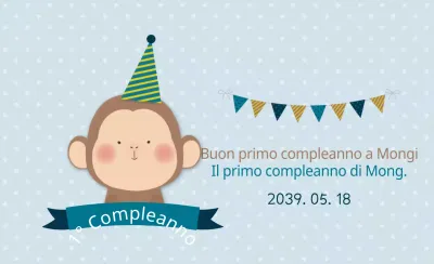Il primo compleanno di Mong