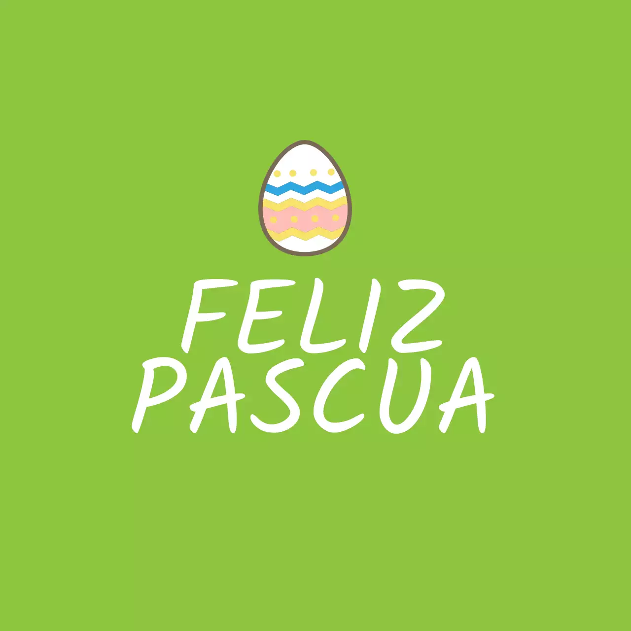 Pegatinas de Pascua con círculos en chartreuse