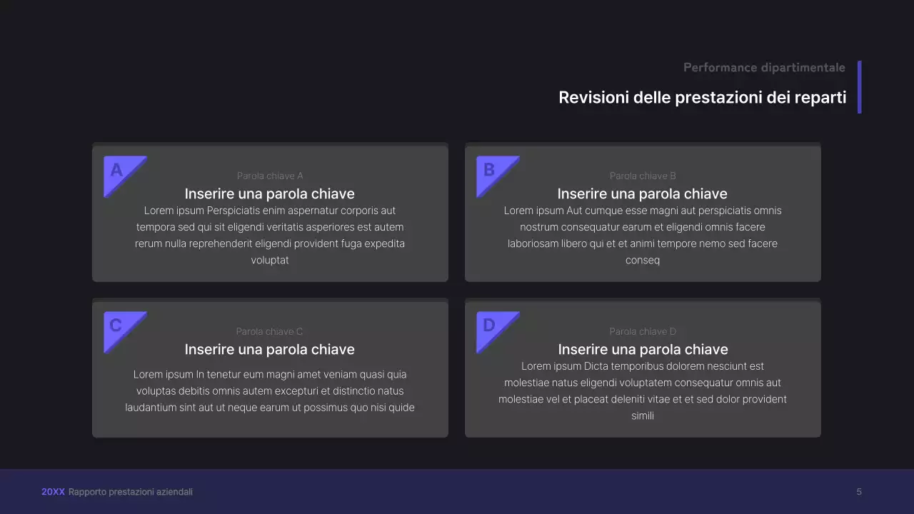 Kit di presentazione aziendale viola, concetto di interfaccia utente tridimensionale