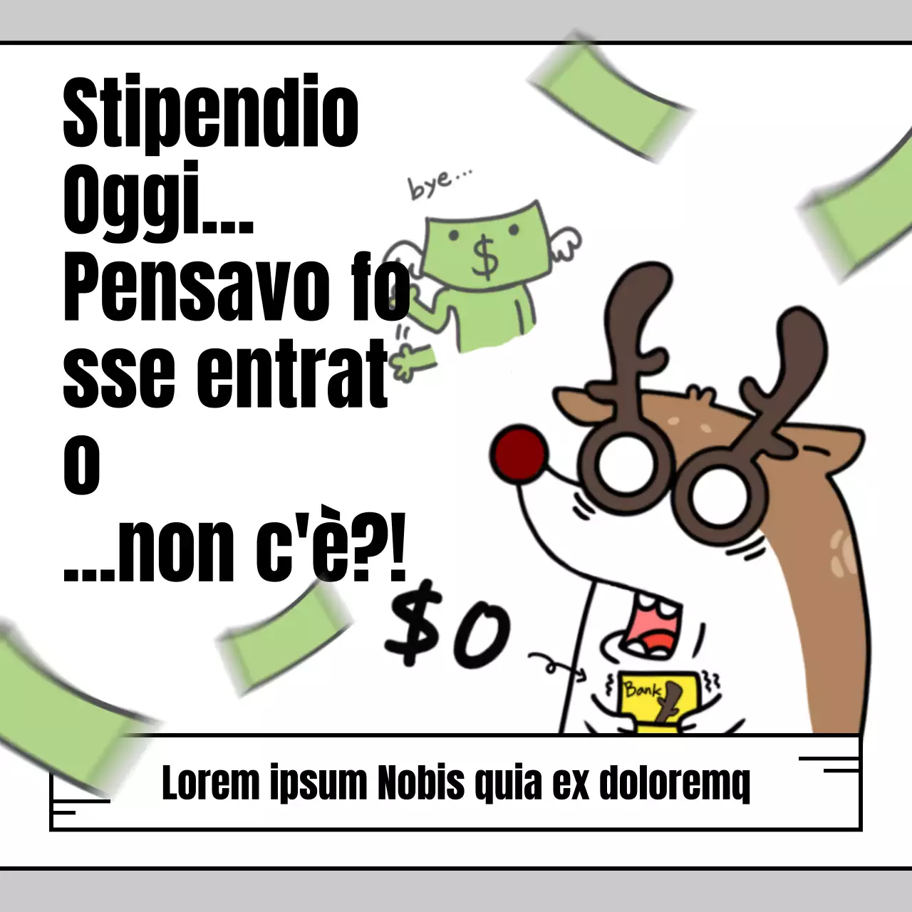 Fumetto webtoon bianco concetto gag
