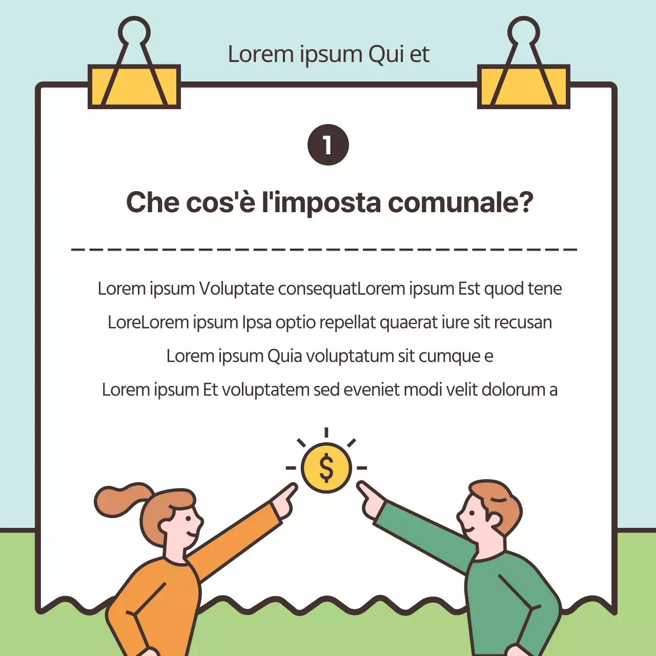 Evidenziare simpatiche illustrazioni pastello Pagare la dichiarazione dei redditi dei residenti