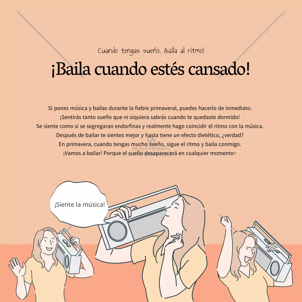 Albaricoque y fiebre de primavera color carne CardNews