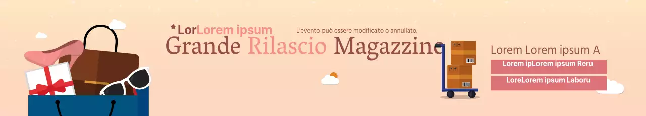 Magazzino per rilasciare eventi