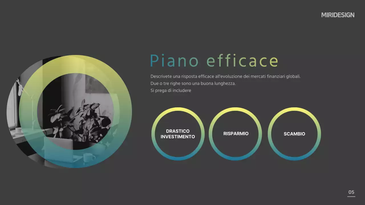 Modello di disegno del cerchio grigio