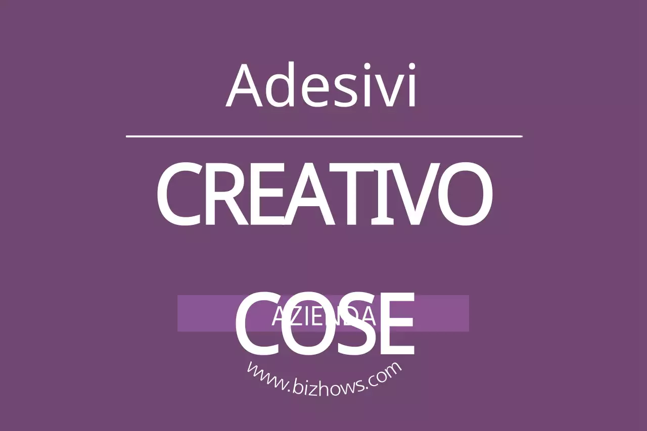 Adesivi commerciali