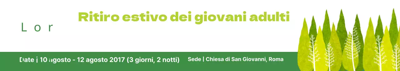 Ritiro estivo dei giovani