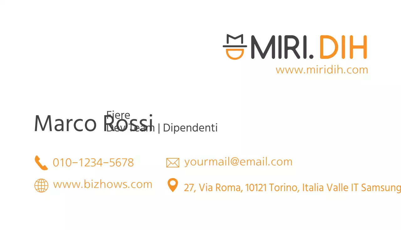 Biglietti da visita aziendali