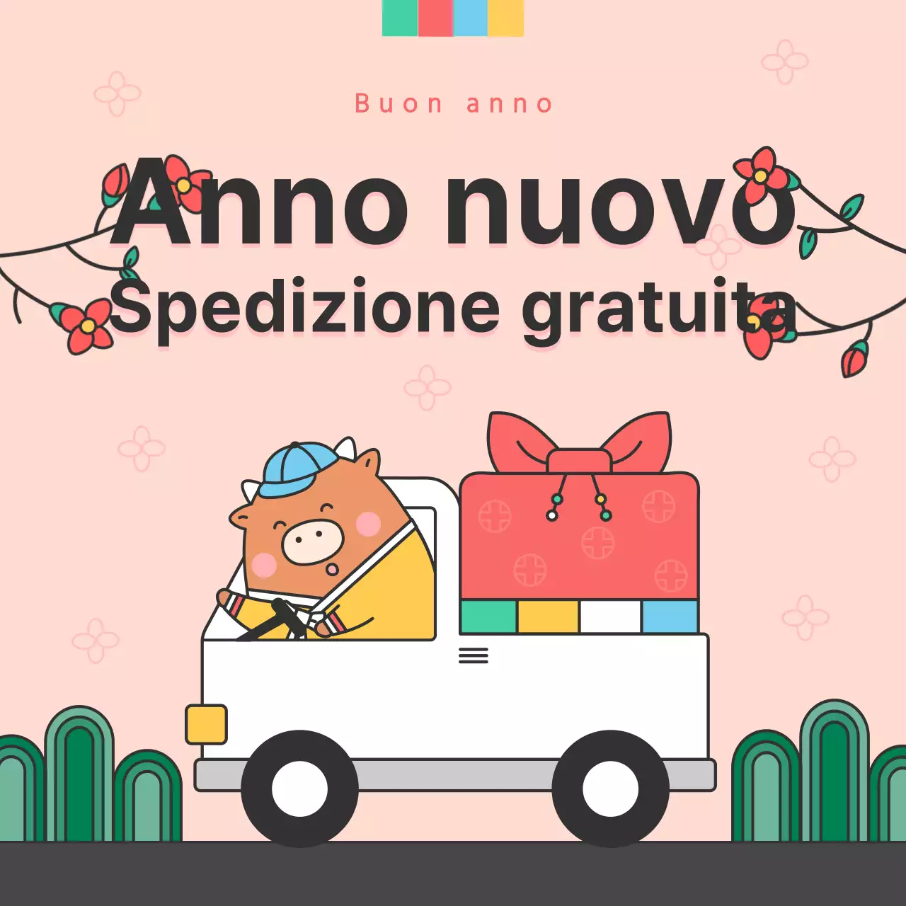 Guida alla consegna del Capodanno rosa