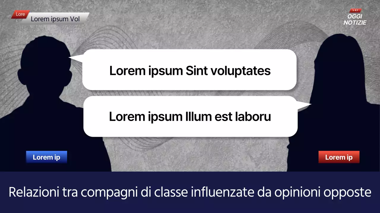 La scuola discute la tendenza del blu e del nero Notizie
