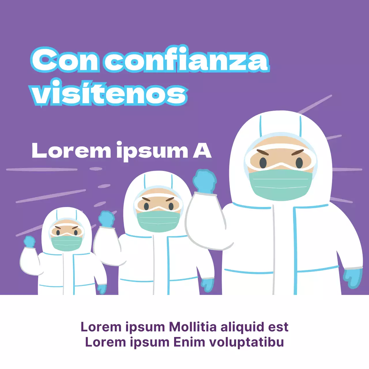 Visita segura Purple Corona