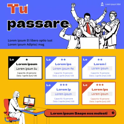 Illustrazione a fumetti concetto di colloquio di lavoro consulenza programma di accettazione del lavoro