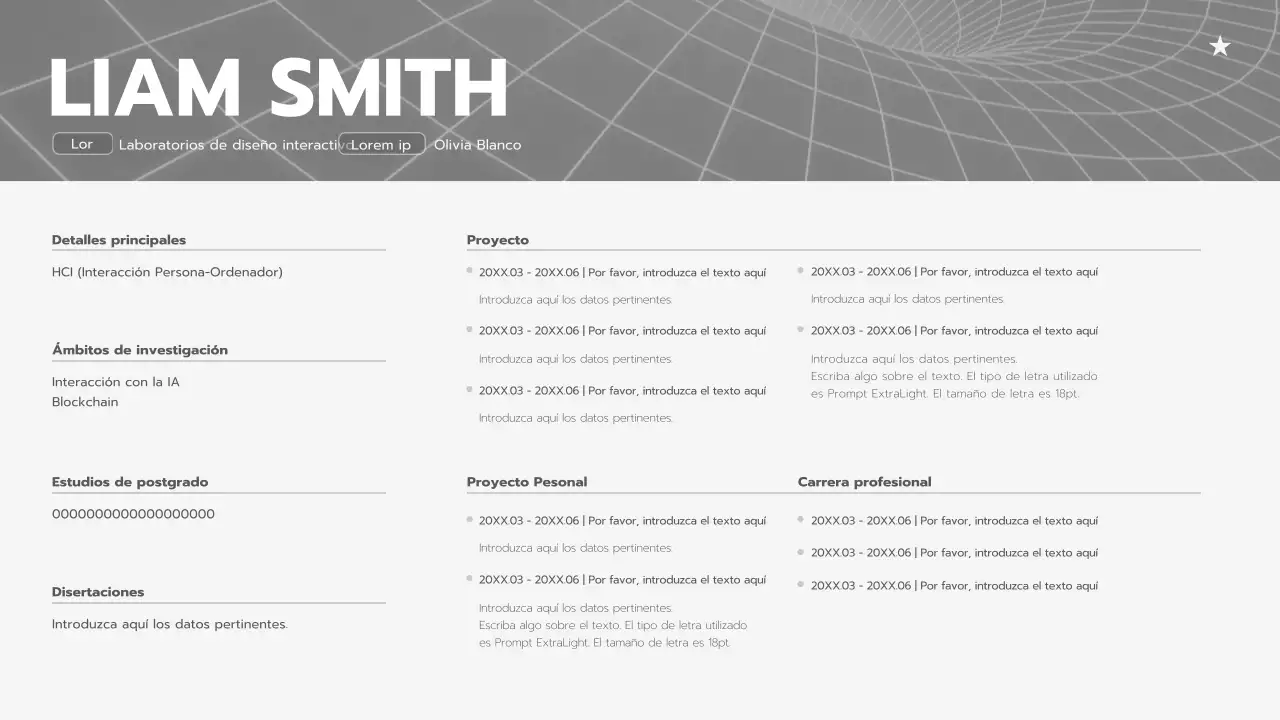 Una carpeta de planificación limpia con un estampado blanco y negro en blanco y gris