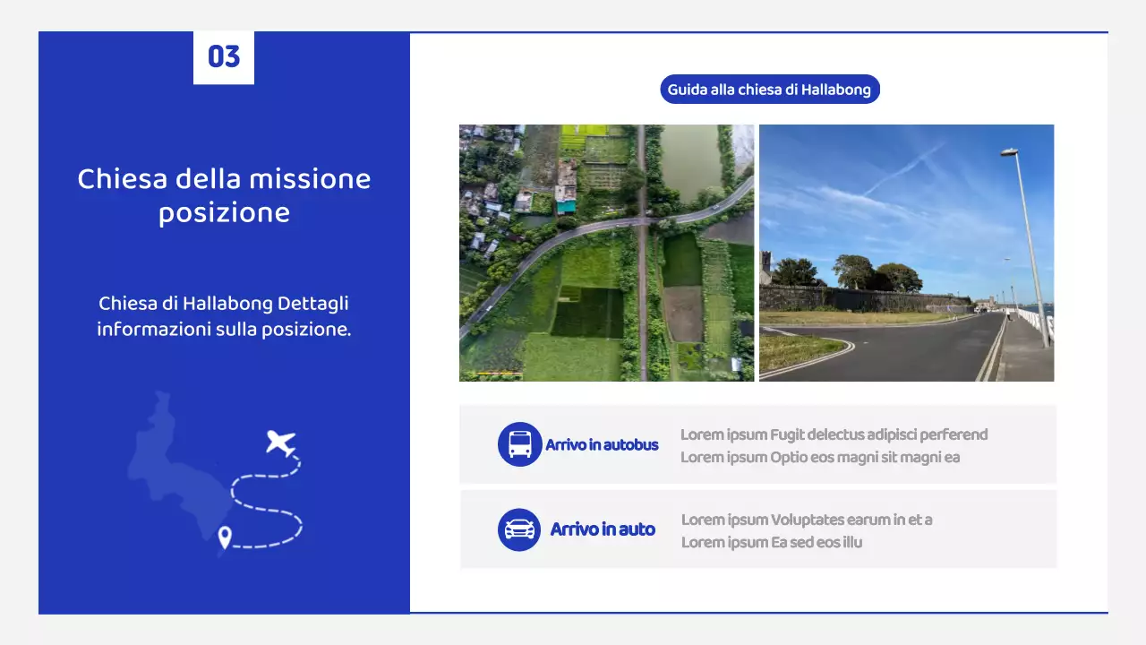 Una semplice missione estiva con linee bianche e blu