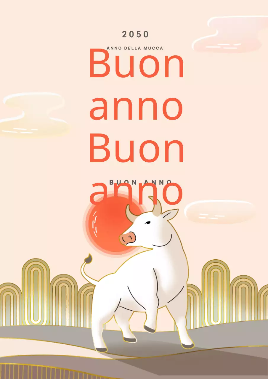 Evento di biglietti d'auguri per il nuovo anno