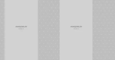 Gioielleria grigia a motivi semplici