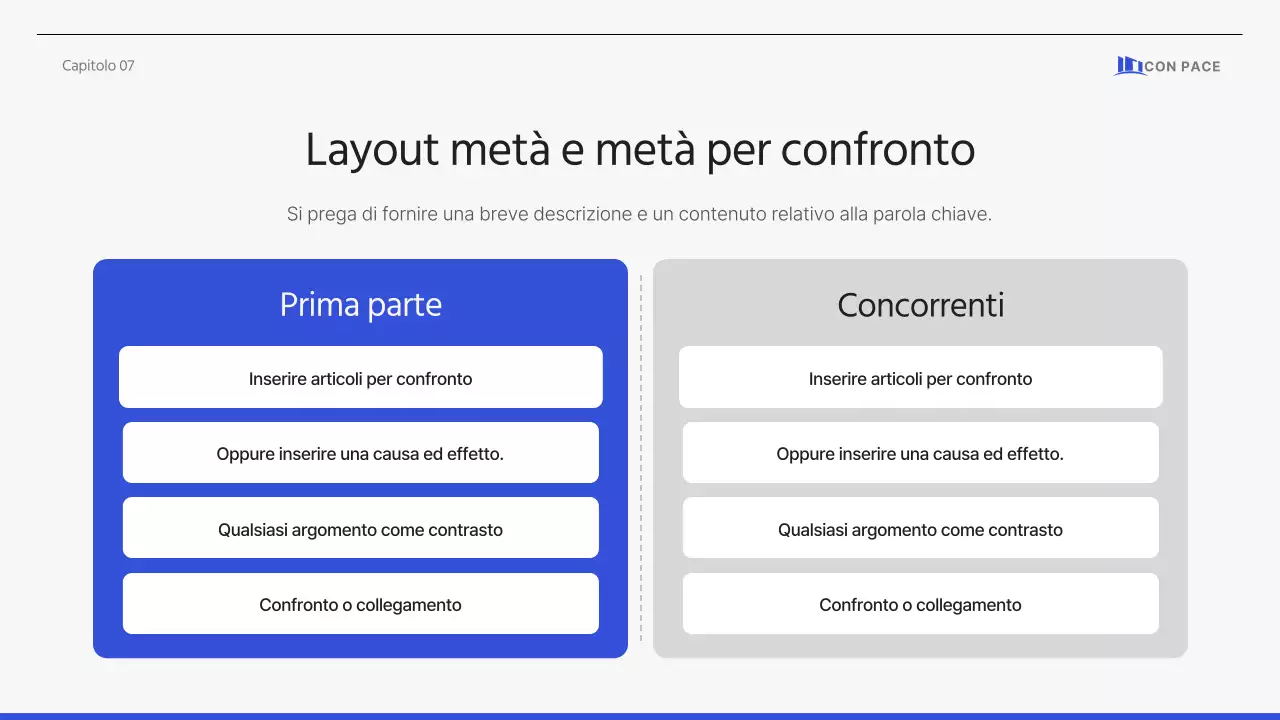 Proposta aziendale semplice e pulita in grigio-blu