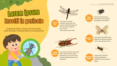 Infografica sugli insetti in via di estinzione di Yellow Yellow