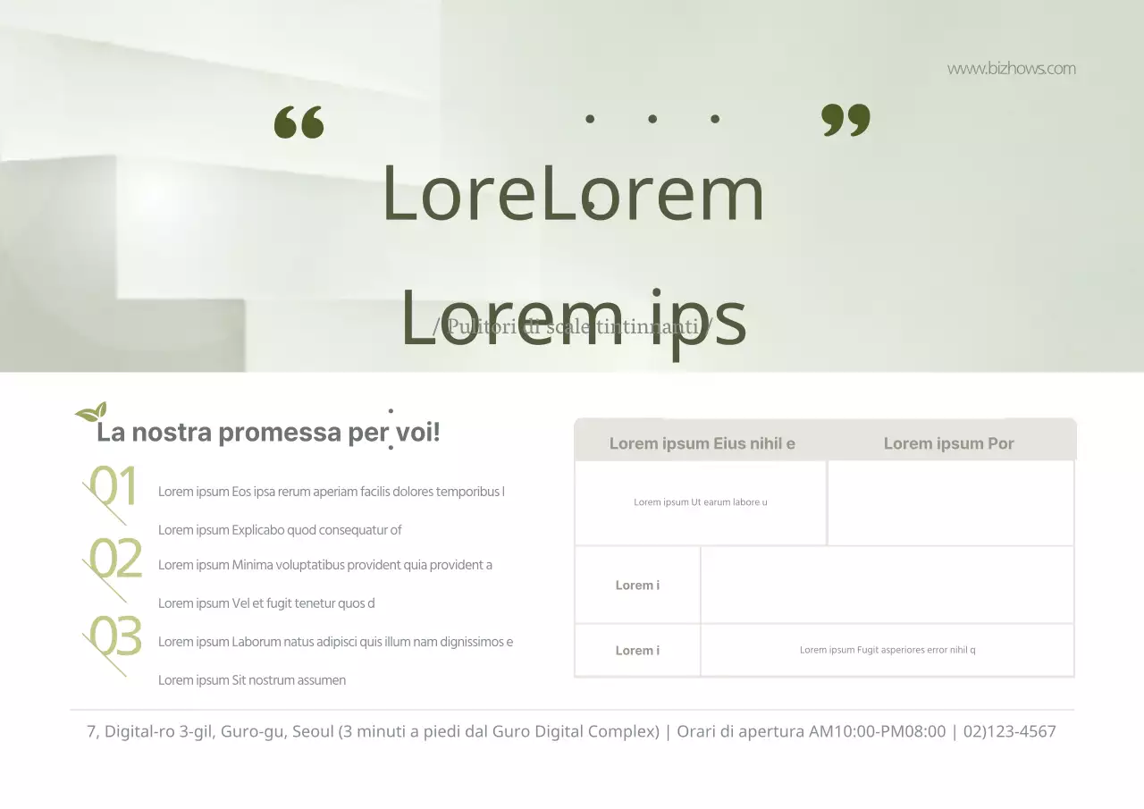 Ancora acqua per pulire le scale