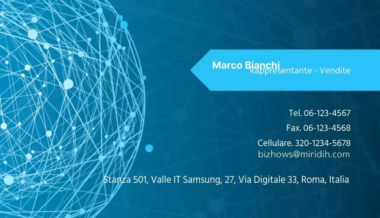 Biglietti da visita aziendali