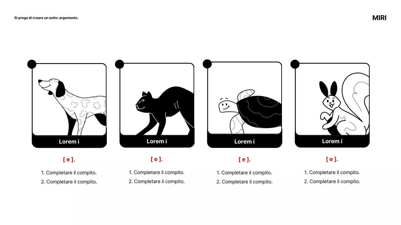 Materiale per riunioni di studio di marketing semplice e in bianco e nero