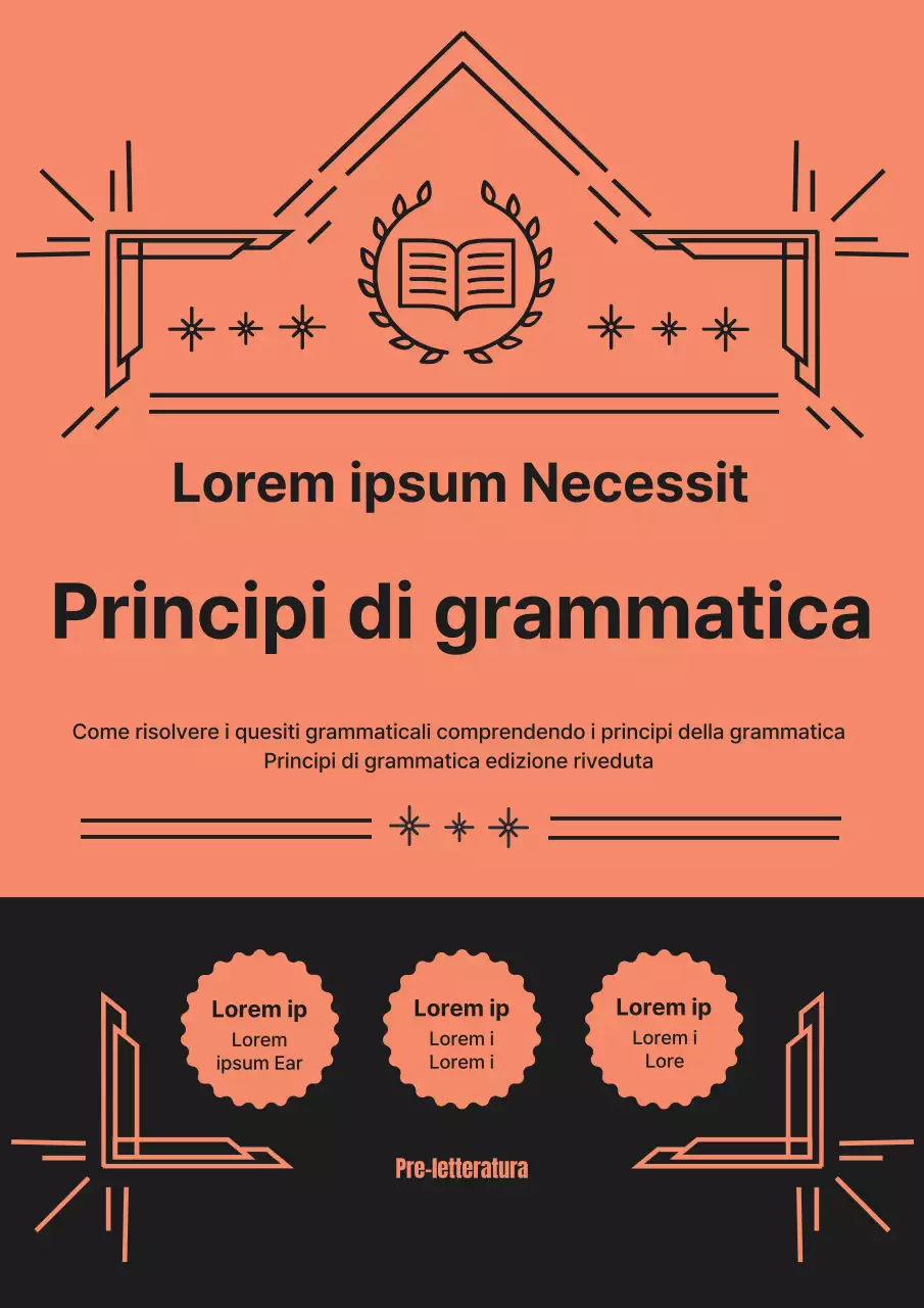 Test di prova SATs English Language e Grammar con linee e bordi semplici in rosa e nero.