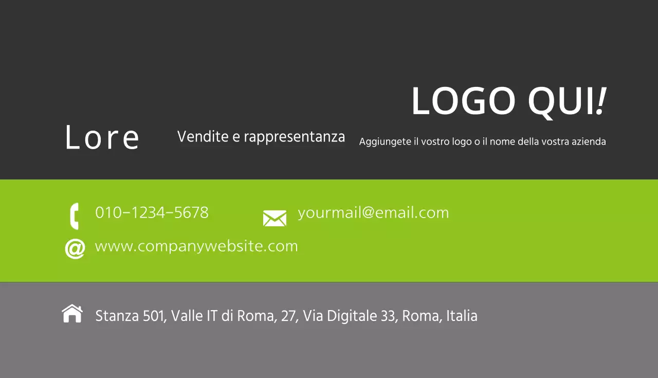 Biglietti da visita aziendali