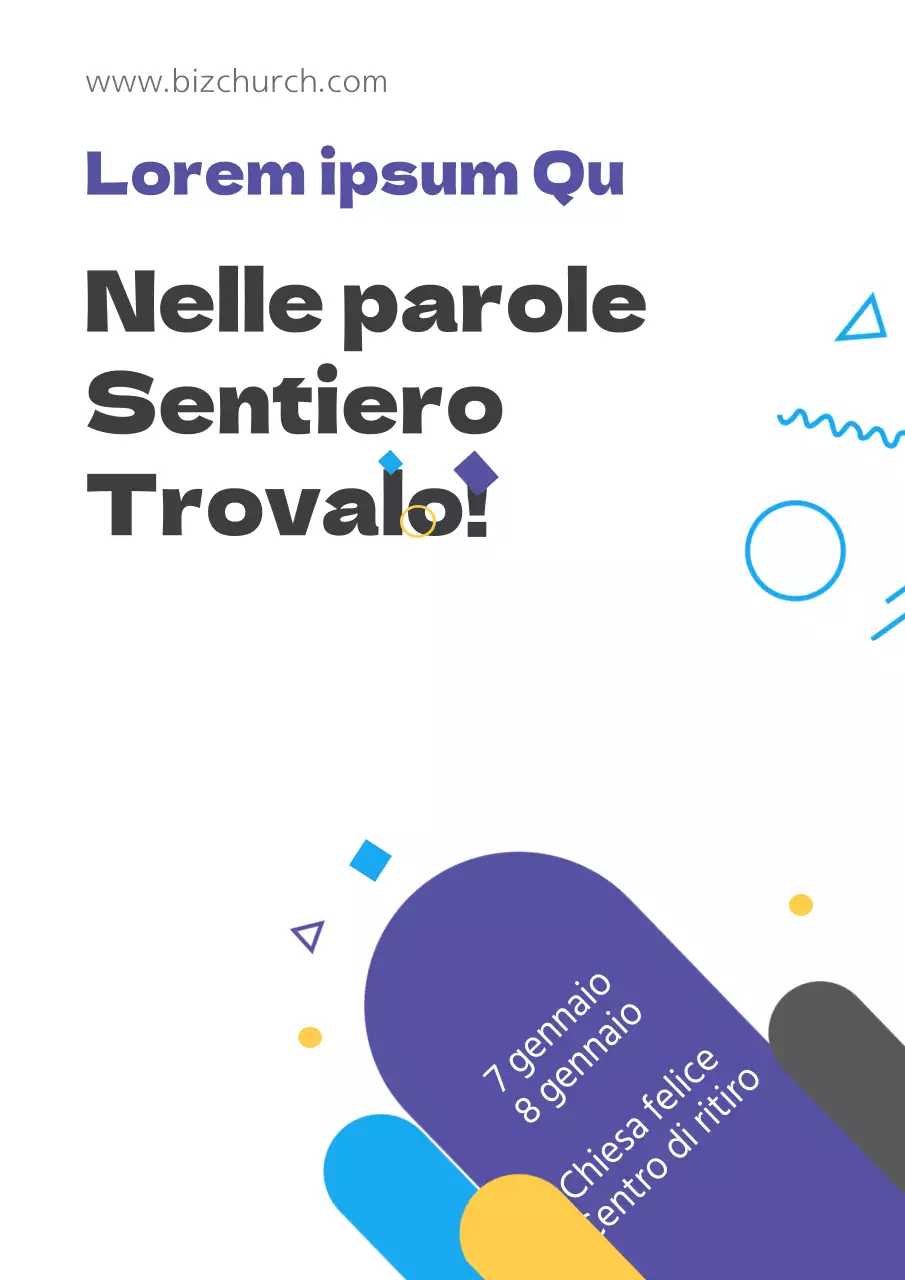 Volantino del seminario sull'occupazione giovanile