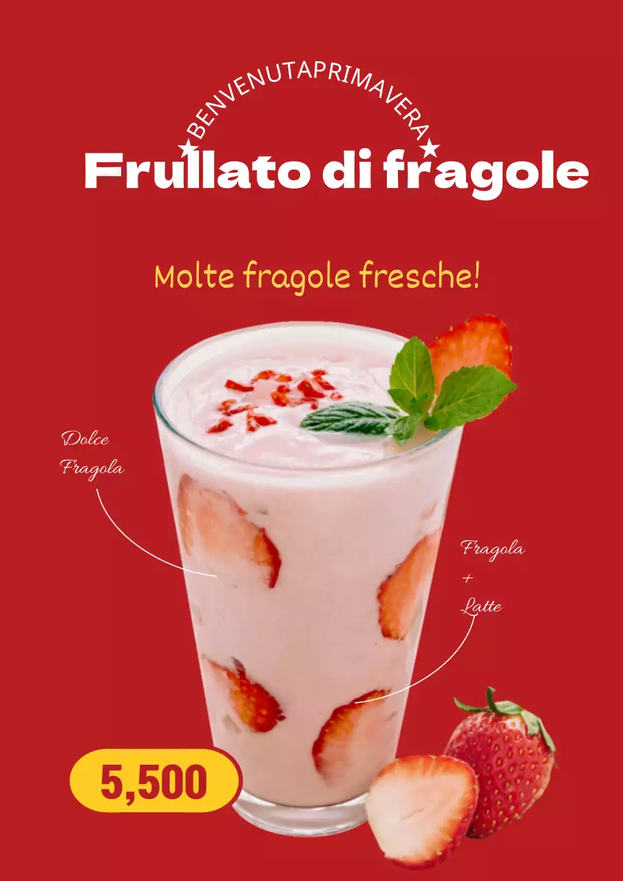 Caffè delle fragole