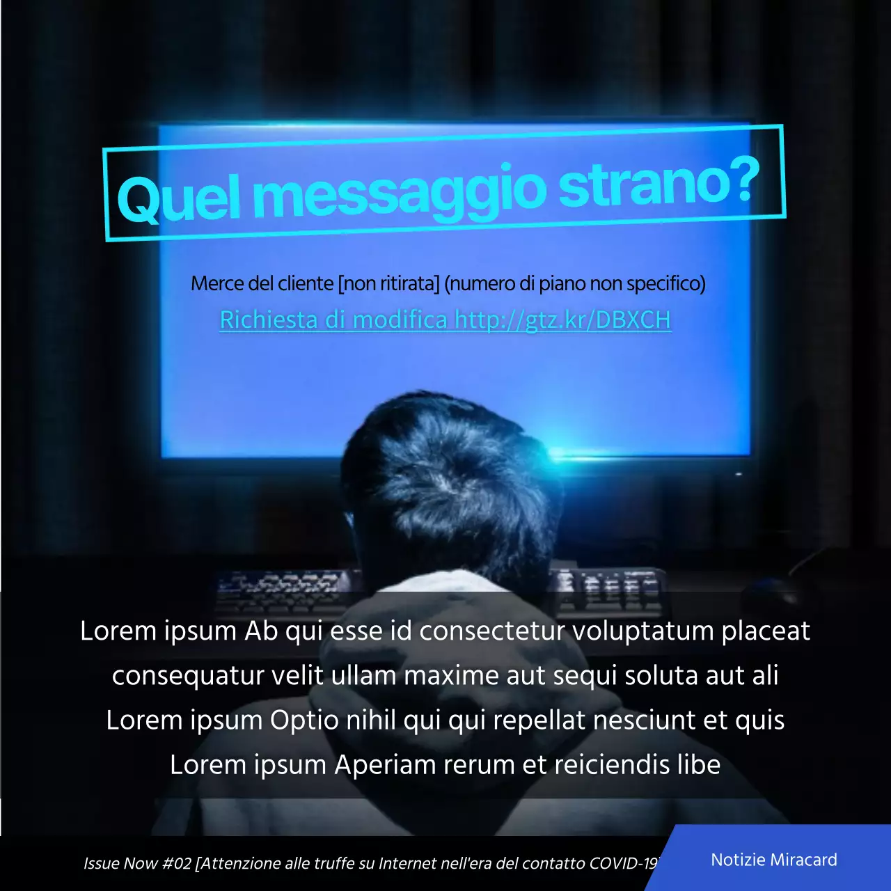 bluetonephotoSempliceInternetScamCardNews