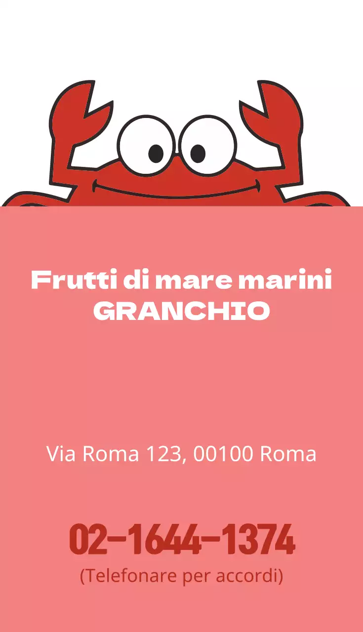 Frutti di mare marini