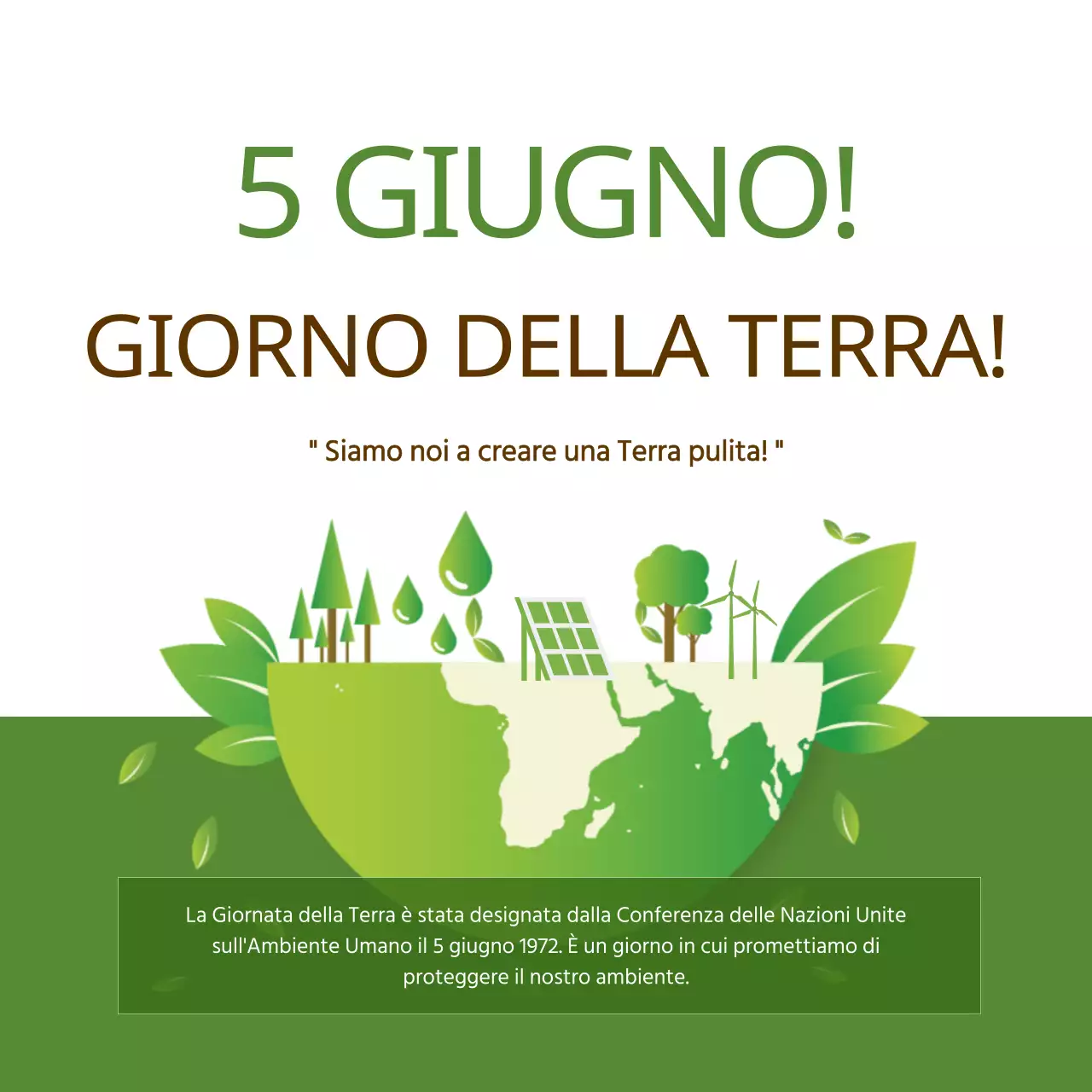 Guida giallo-verde alla Giornata della Terra
