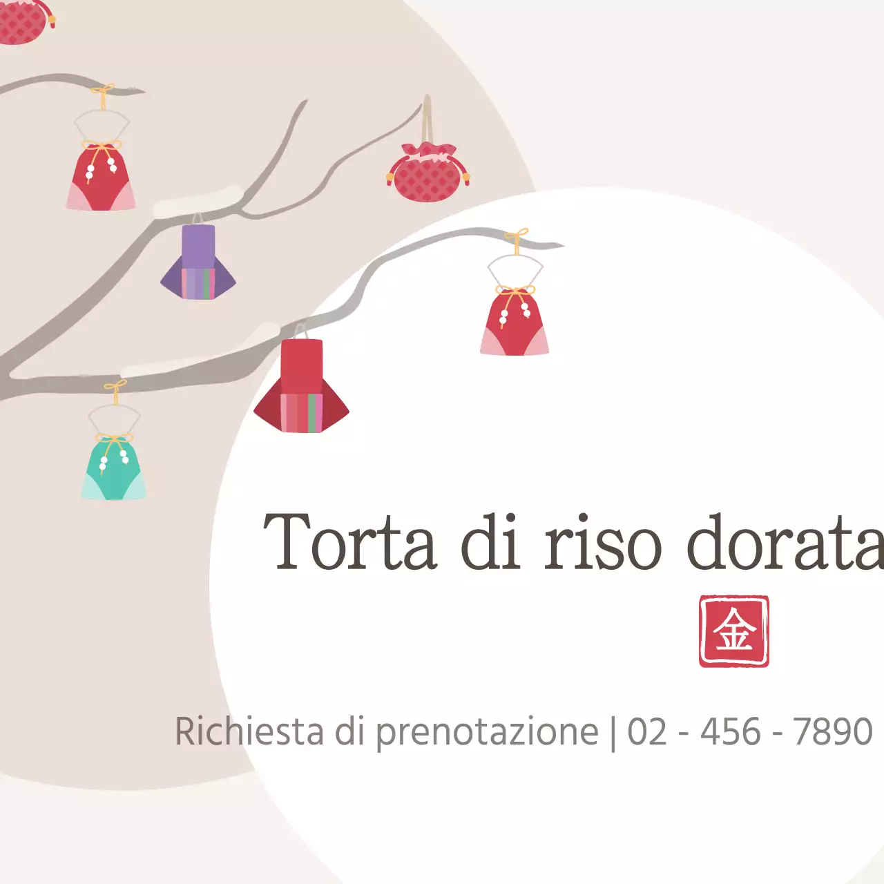 Torta di riso dorata