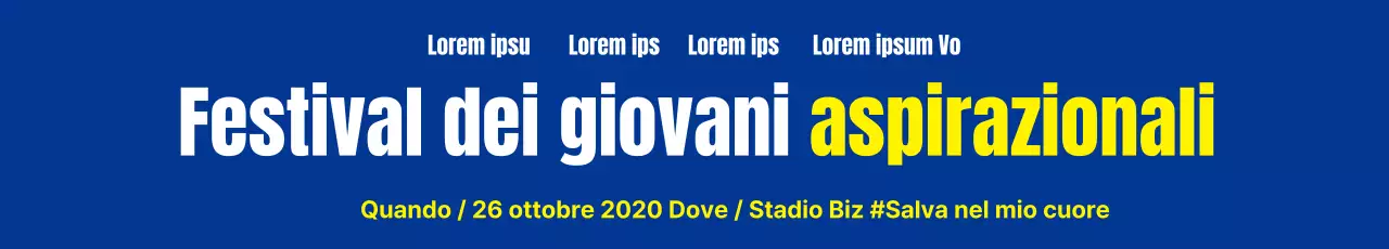 Festival della Gioventù_Garo Banner