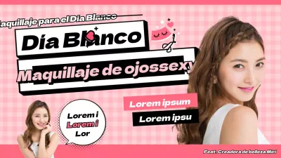 Miniaturas de YouTube del Día Blanco en rosa