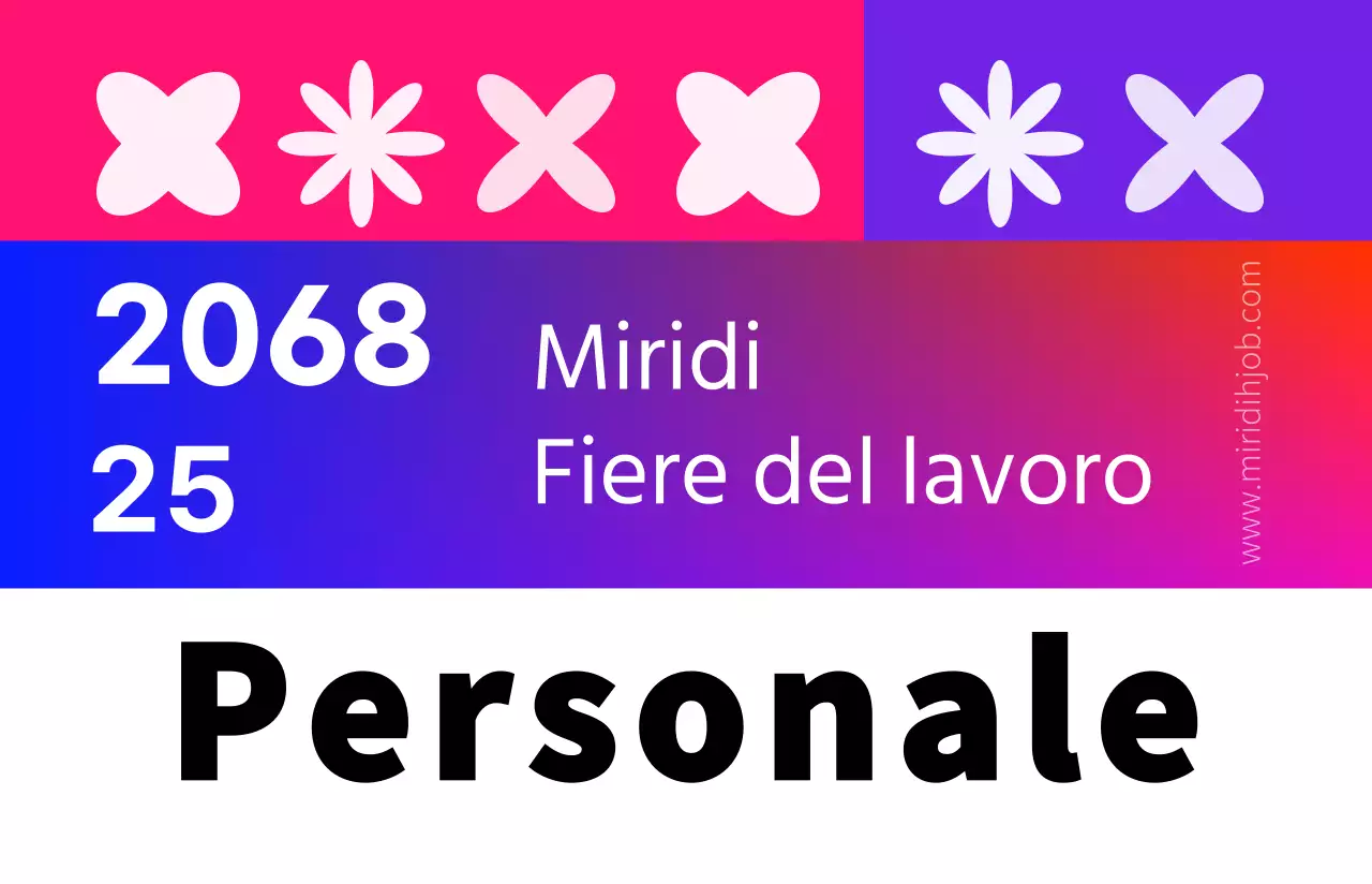 Schede del personale della fiera