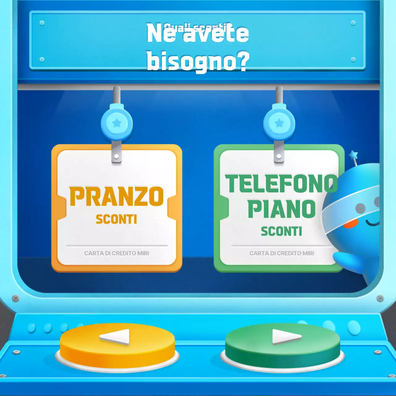 Carino il concetto di laboratorio blu della carta di credito