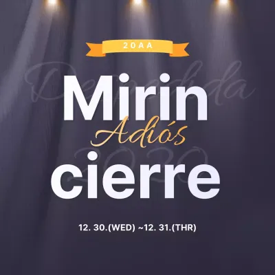 Ceremonia de clausura de Mirin