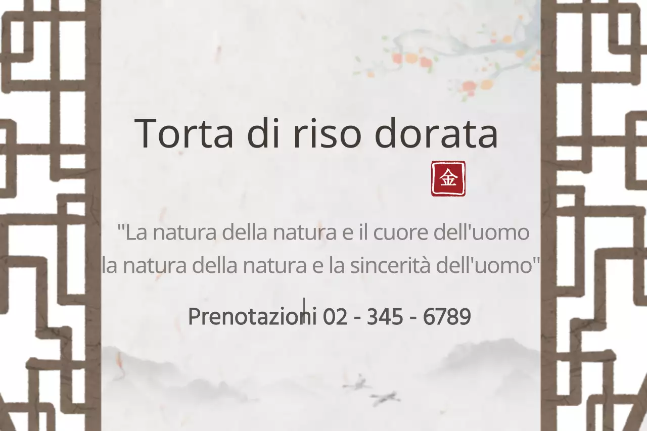 Torta di riso dorata