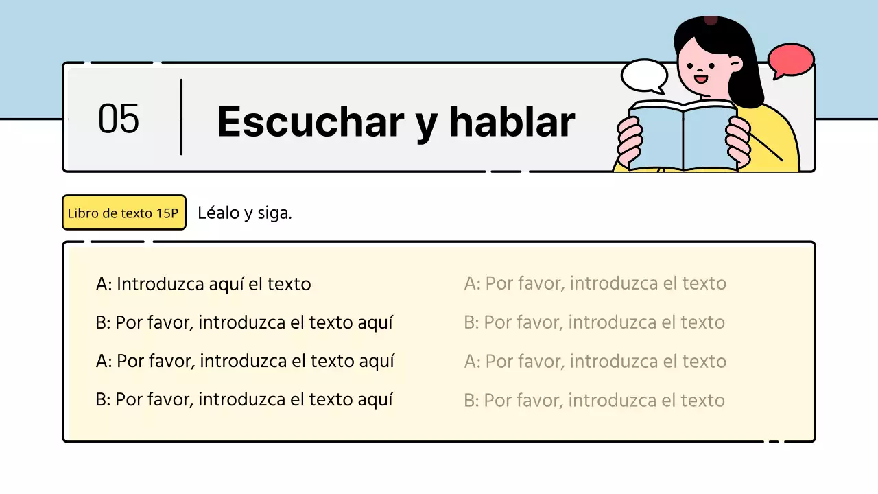 Lindo estilo de personaje educativo en azul claro