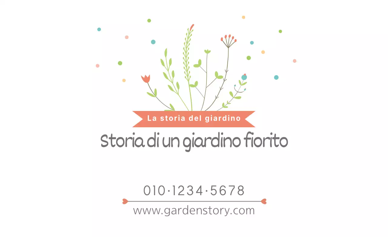 Storia del giardino fiorito