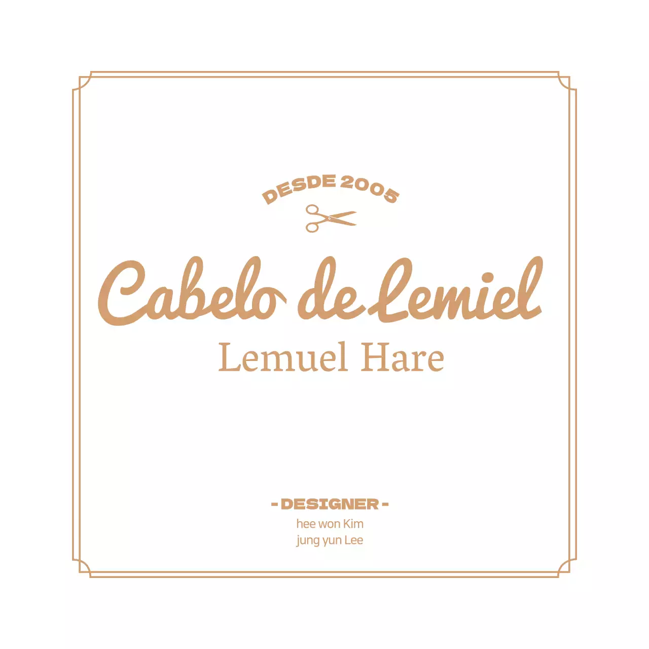 Sinal branco de salão de cabeleireiro de luxo