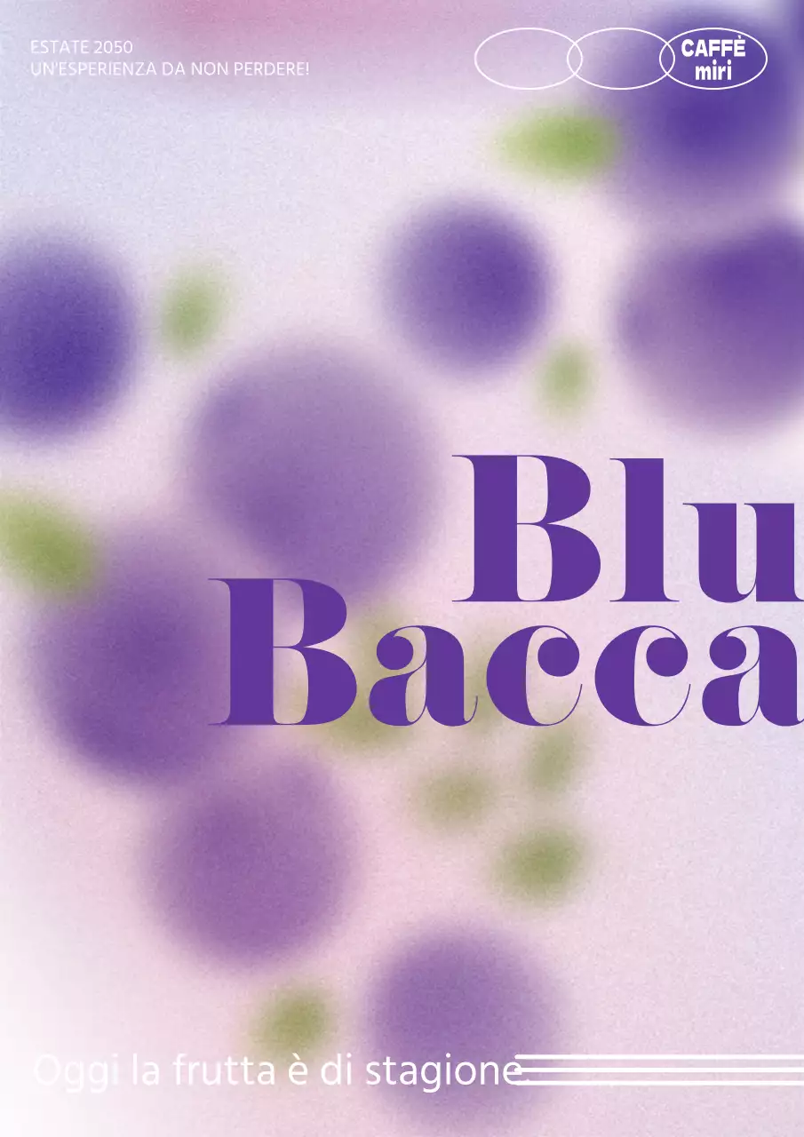 Frutti di glasmophyllum viola