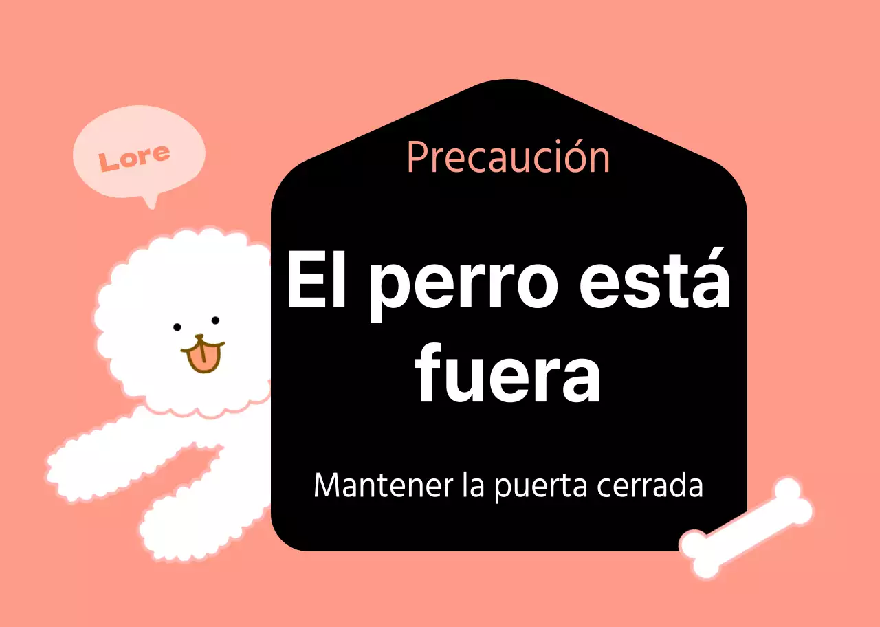 Advertencia para cachorros Camagnet