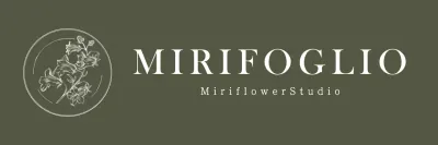 Emotional floreale illustrazione emblema stile logo in nero Per il personale dello studio floreale e le esperienze