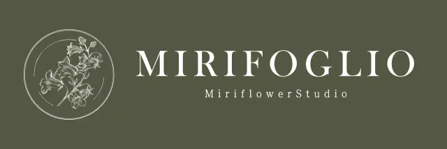 Emotional floreale illustrazione emblema stile logo in nero Per il personale dello studio floreale e le esperienze