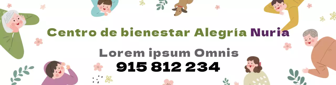 Blanco cálido carácter ilustración centro de bienestar