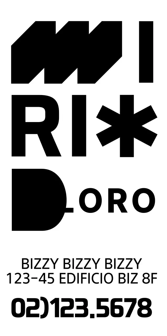 Stile di logo con testo semplice per un kit di induzione aziendale